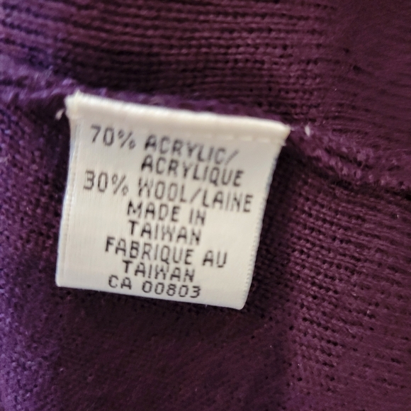 Womans Maggie Fine Knit Stylish Long Sweater Coat Faux Fur Collar L - Picture 5 of 10